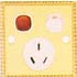 Mirror Gold Series 3 PIN SOCKET WITH SWITCH AND NEON
